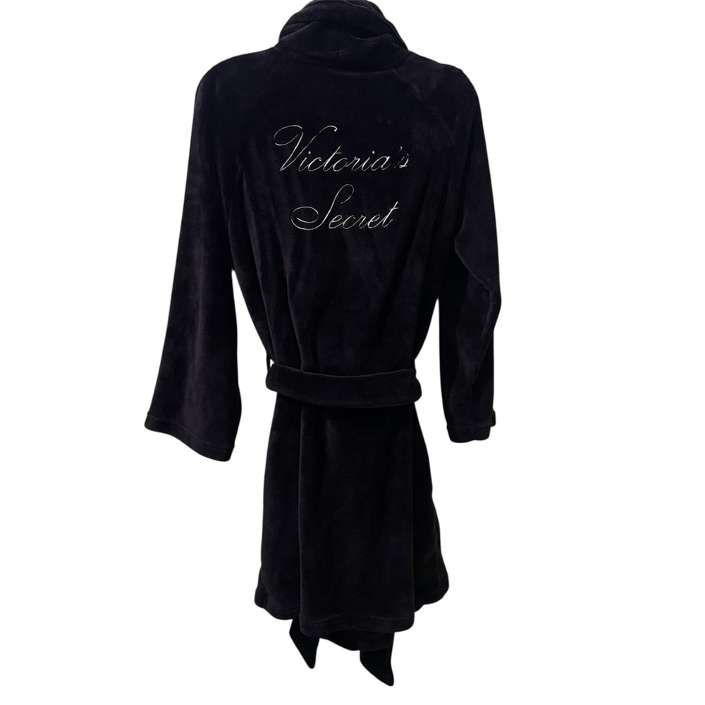 Victoria's Secret Black Satin Robe - Picture 1 of 4